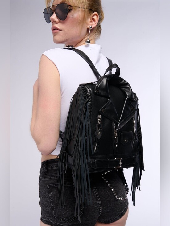 THE MOMENT FRINGE BACKPACK main image 6